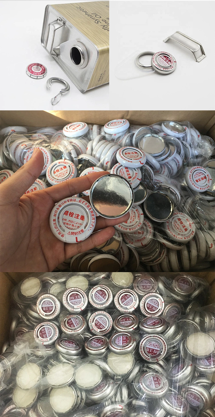 Fanxun Custom B40 Japan Style Motor Engine Oil Tin Cans Metal Squeeze Caps Pressure Lid